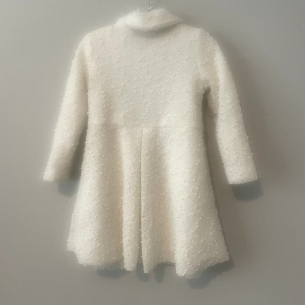 Christmas Holiday Sparkle Tulle Dress with Matching Coat Sz 4T - Picture 11 of 13